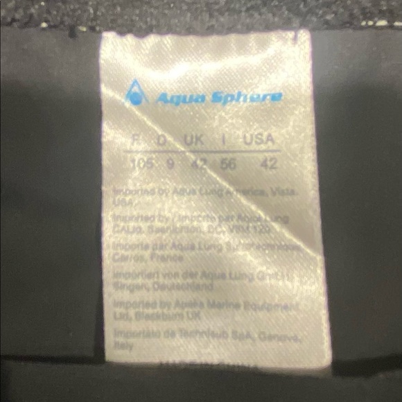 Aqua Sphere mens competition and diving swim brief 38-40 - Picture 6 of 6